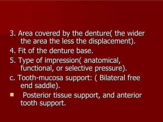 REMOVABLE PARTIAL DENTURES IN PROSTHODONTICS