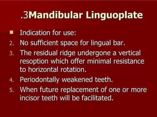 REMOVABLE PARTIAL DENTURES IN PROSTHODONTICS