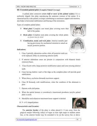 Removable partial denture theory and practice 2011 | PDF
