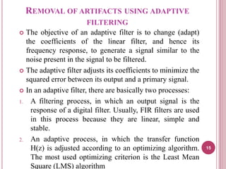 Removal of artifacts in EEG by averaging and | PPTX