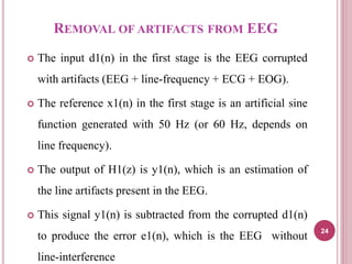 Removal of artifacts in EEG by averaging and | PPTX