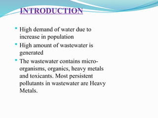 removal of heavy Metals from wastewater using nano particles by SHAN ...