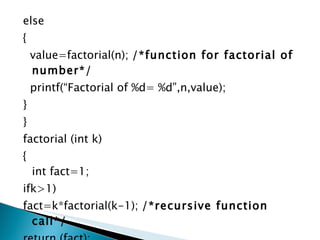Removal Of Recursion | PPT