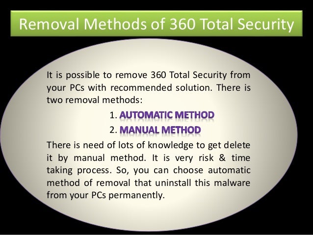 360 total security is malware 360 total security is malware
