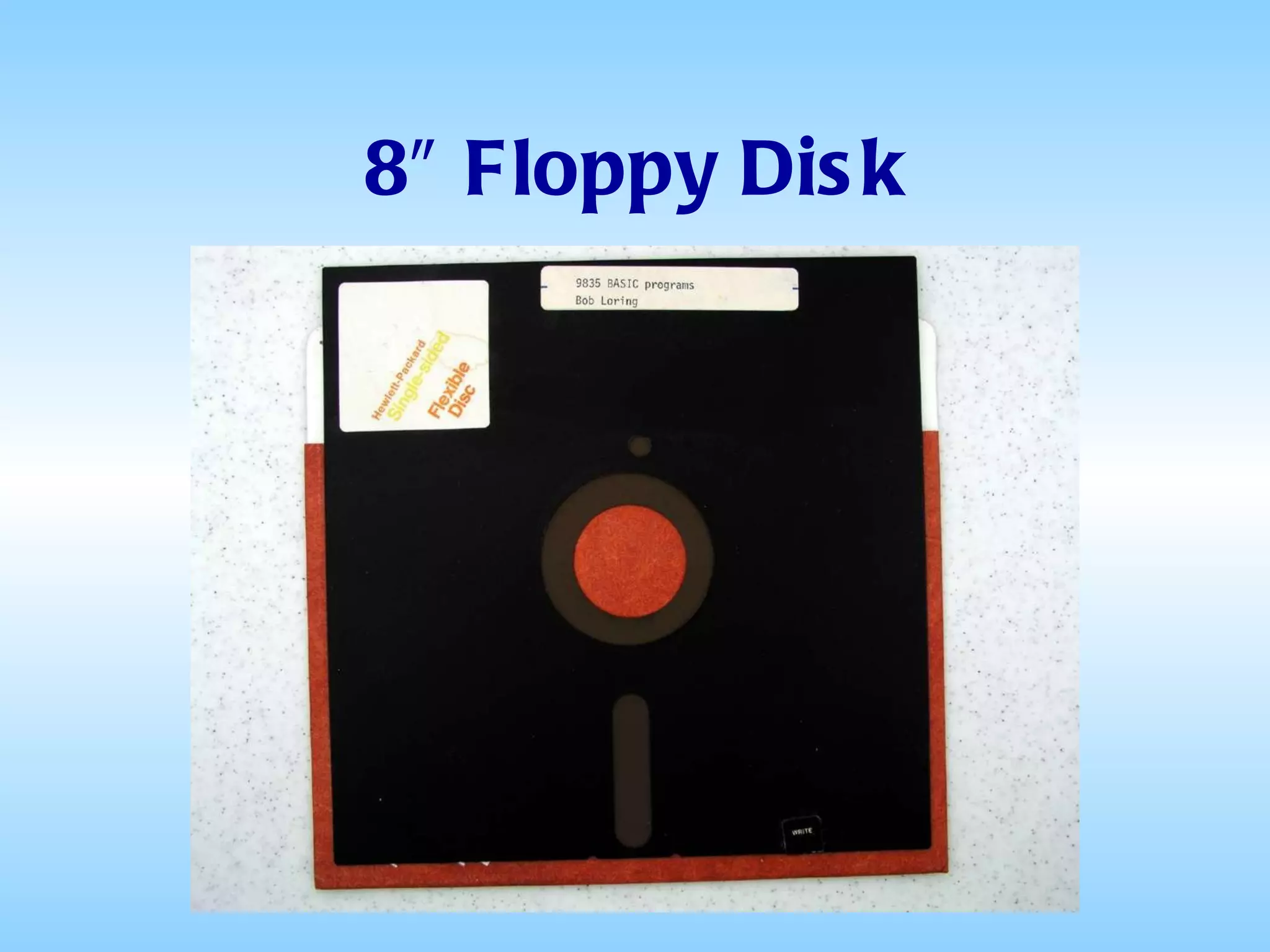 8″ Floppy Disk 