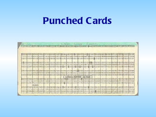 Punched Cards 