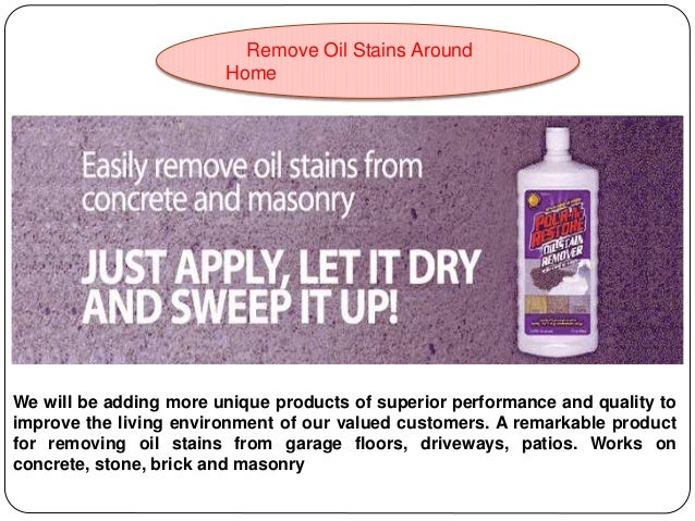 Remove Oil Stains
