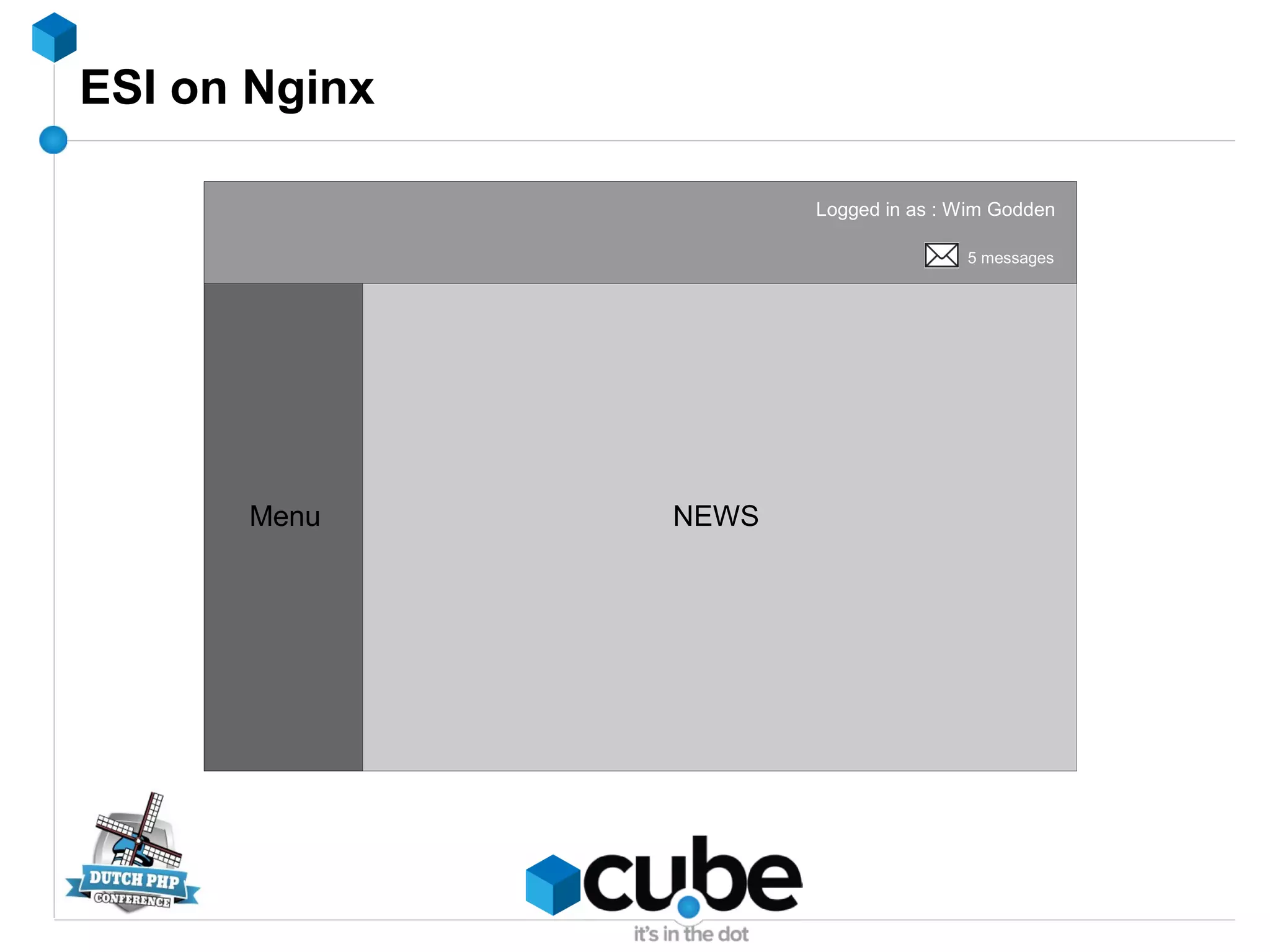 ESI on Nginx
Logged in as : Wim Godden
5 messages
NEWSMenu
 