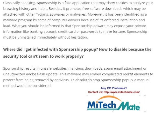 How To Get Rid Of A Business Partner Remove Sponsorship ads- How to Get Rid of Sponsorship