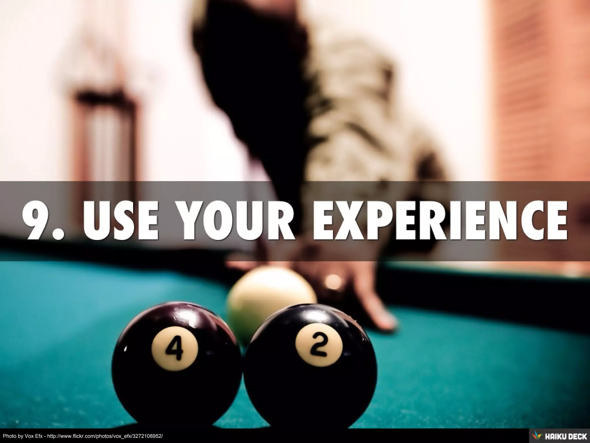 Photo by Vox Efx - http://www.flickr.com/photos/vox_efx/3272108952/