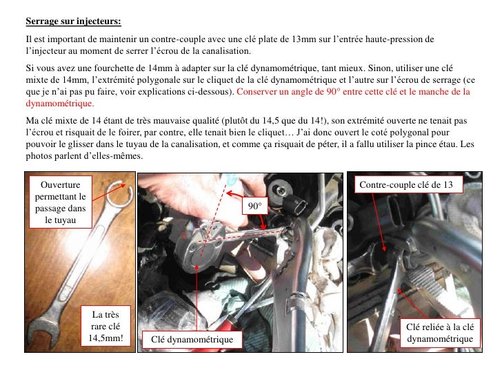 Couple De Serrage Injecteur 1.6 Hdi 2012
