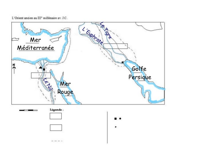 Remplir la carte de l'orient ancien