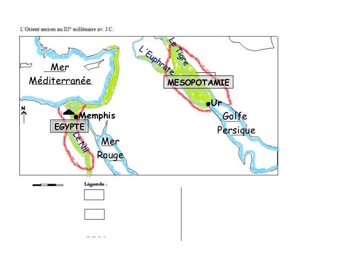 Remplir la carte de l'orient ancien
