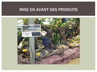 MISE EN AVANT DES PRODUITS
 