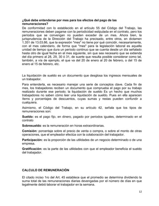 Remuneraciones 3º secretariado