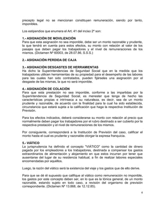 Remuneraciones 3º secretariado