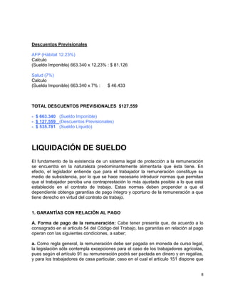 Remuneraciones 3º secretariado