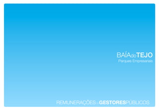 BAÍAdoTEJO!
                    Parques Empresariais!




REMUNERAÇÕESdeGESTORESPÚBLICOS!
 