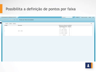 BENEFÍCIOS
Possui vários filtros para visualização do indicador
www.stratec.com.br| Tel:+55	
  31	
  3568	
  7260
 