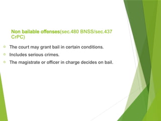 Comprehensive Analysis of Bail in Criminal Law: CrPC & BNSS Provisions ...