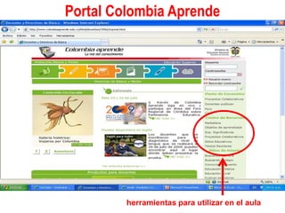 Portal Colombia Aprendeherramientas para utilizar en el aula