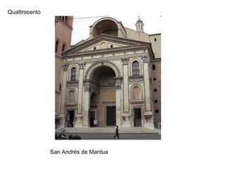 San Andrés de Mantua Quattrocento 