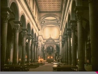 Brunelleschi Iglesia de Santo Espíritu 
