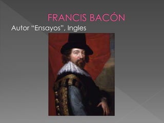 Autor “Ensayos”, Ingles