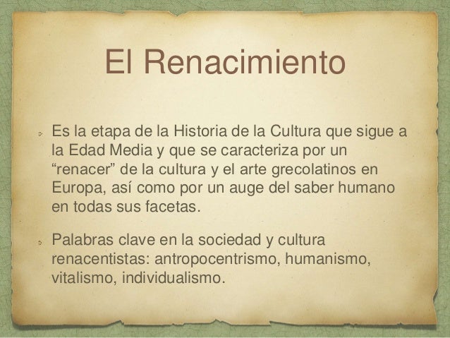 Renacimiento