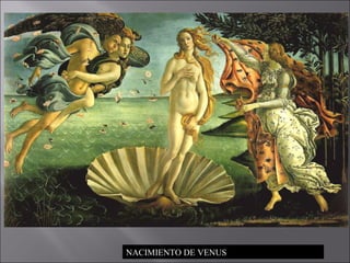 NACIMIENTO DE VENUS
 