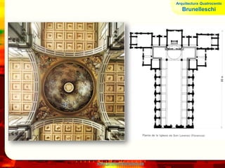 www.profesorfrancisco.es
Arquitectura Quatrocento
Brunelleschi
 