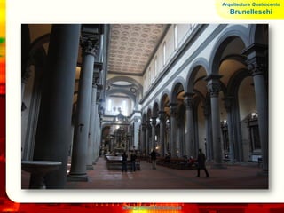 www.profesorfrancisco.es
Arquitectura Quatrocento
Brunelleschi
 