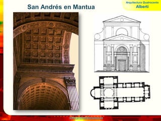 www.profesorfrancisco.es
San Andrés en Mantua
Arquitectura Quatrocento
Alberti
 
