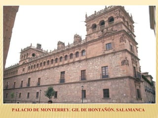 PALACIO DE MONTERREY. GIL DE HONTAÑÓN. SALAMANCA

 