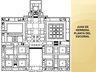 JUAN DE
HERRERA.
PLANTA DEL
ESCORIAL

 