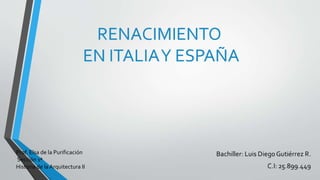 Prof. Elsa de la Purificación
Sección 1ª
Historia de la Arquitectura II
 