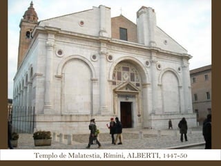 Templo de Malatestia, Rímini, ALBERTI, 1447-50 