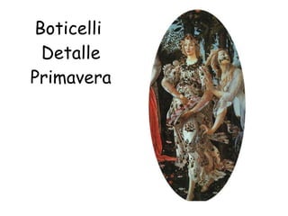 Boticelli  Detalle Primavera 