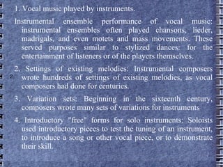 VILLANCICO A  villancico  is a musical and poetic form associated traditional Spain and Portugal. These pieces were popular between the XV and XVIII. The villancicos were originally secular songs with chorus and harmonized several voices. Then began to sing in churches and specifically associated with Christmas. Its name probably has its origin in that they are compositions of a popular nature, sung by villains or inhabitants of the villages, typically farmers and other rural dwellers. They were sung at festivals, originally without specifically religious themes, the main topics of events in the village or region. The genus was later expanded to include issues of various kinds. 