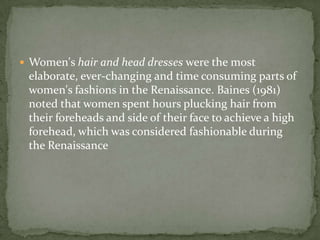 High Forehead Renaissance Renaissance | PPTX