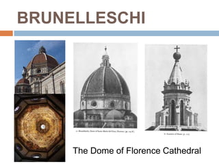 BRUNELLESCHI




     The Dome of Florence Cathedral
 