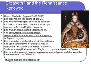 Renaissance.ppt. in history of English literature | PPT