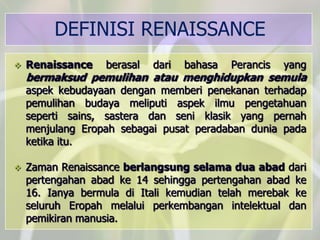 Renaissance felix & jurinie | PPTX