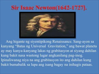  about Renaissance period (tagalog)