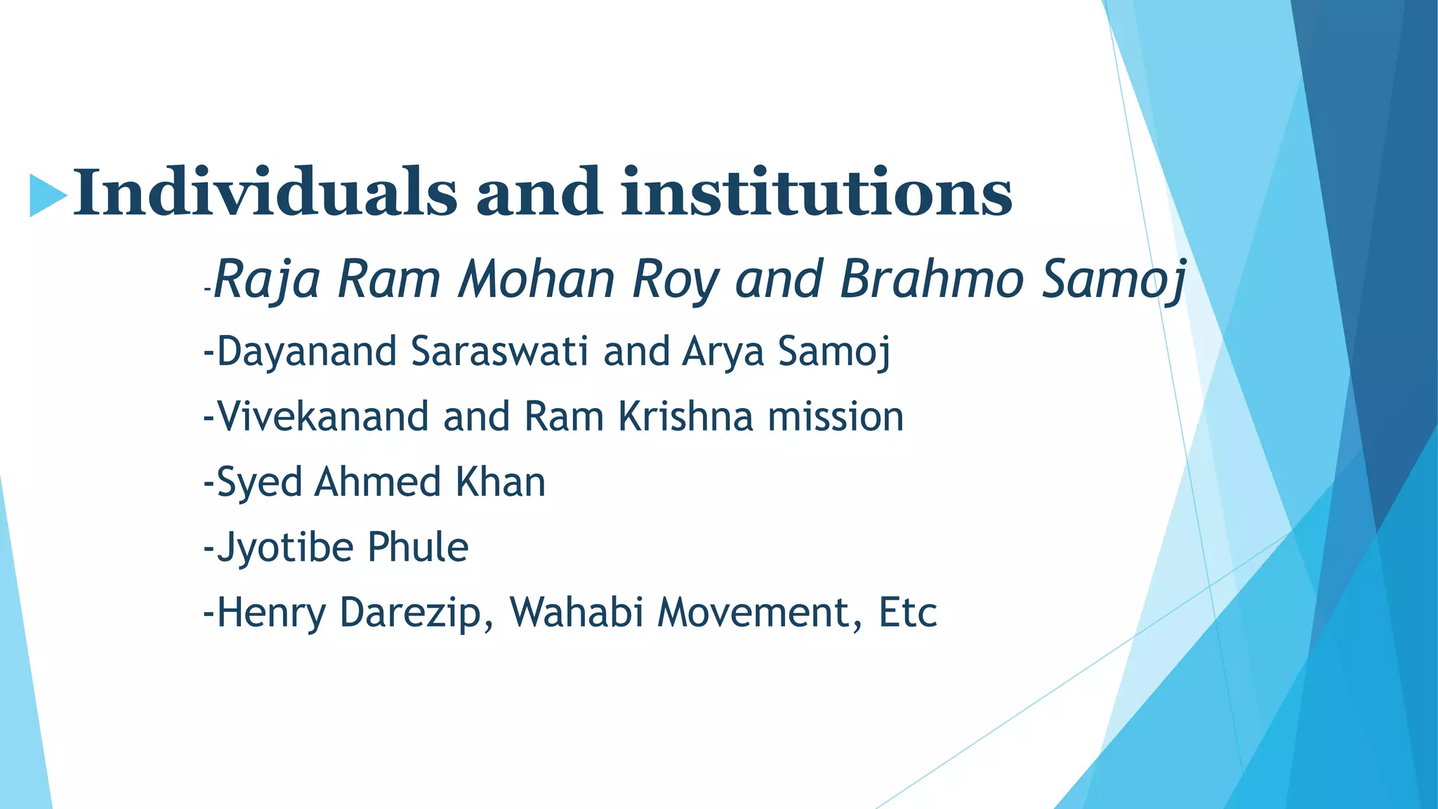 Indian Renaissance Raja Ram M Roy | PPTX