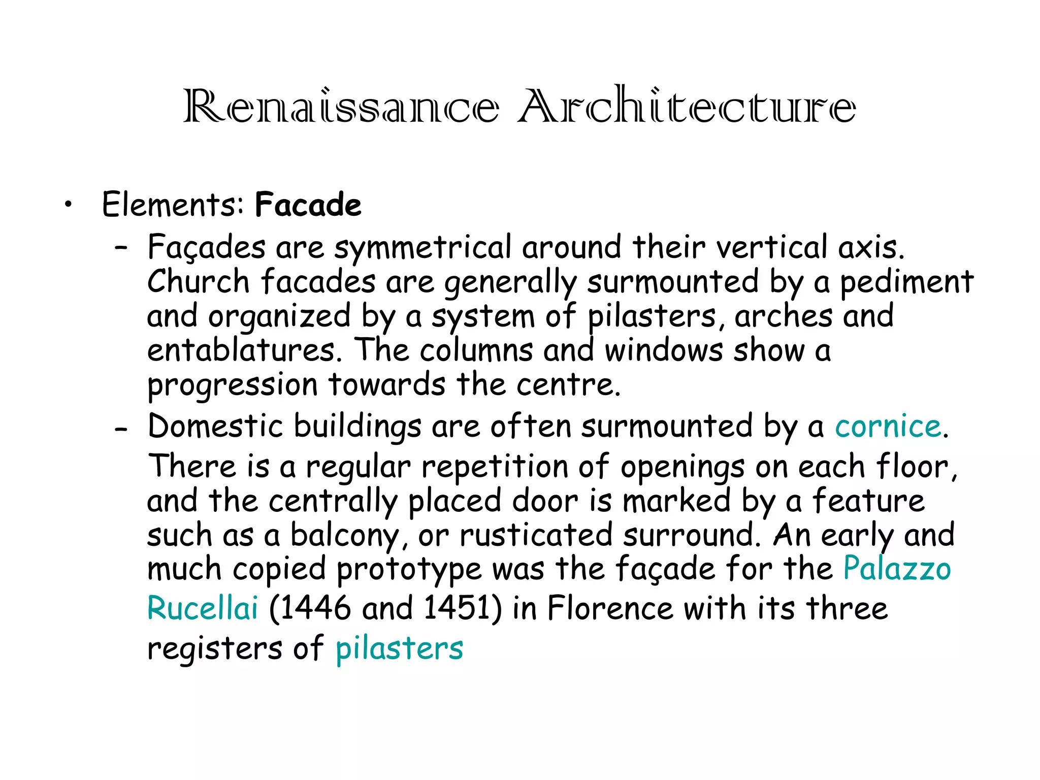 Renaissance architecture | PPT