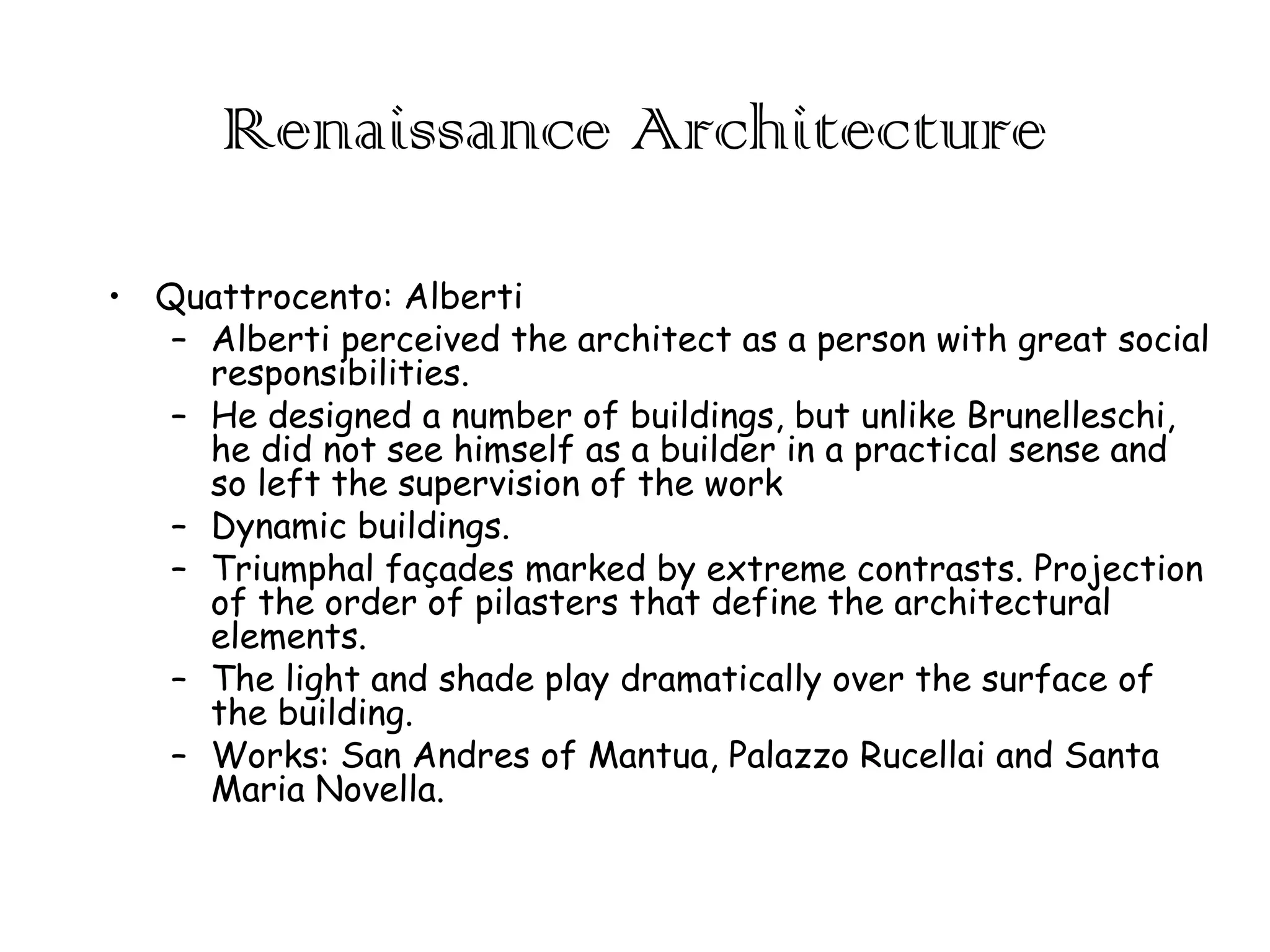 Renaissance architecture | PPT