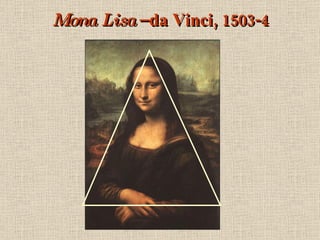 Mona Lisa  – da Vinci, 1503-4 