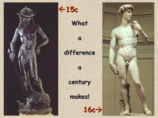  15c 16c  What a difference a century makes! 