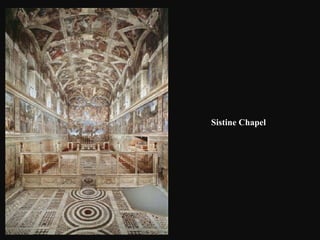 Sistine Chapel Activity: Go to: http://worldhistory-is-awesome.blogspot.com Mute volume Click on Sistine Chapel 360 